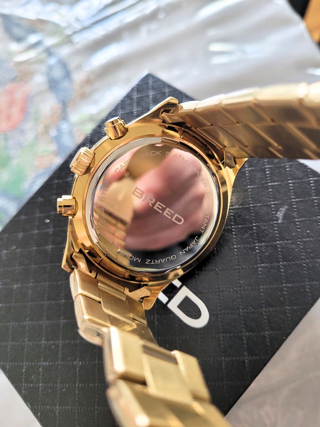 Breed Maverick BRD7502 Gold Chronograph Men's Watch - photo 3