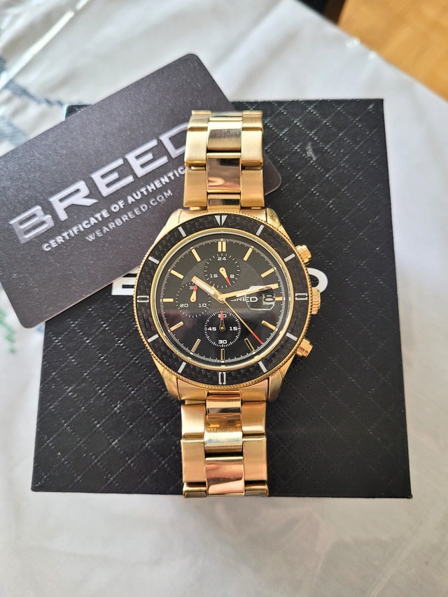 Breed Maverick BRD7502 Gold Chronograph Men's Watch - photo 4
