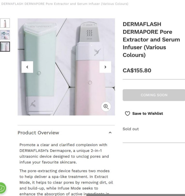 Dermaflash Dermapore Ultrasonic Extractor & Serum Infuser - photo 3