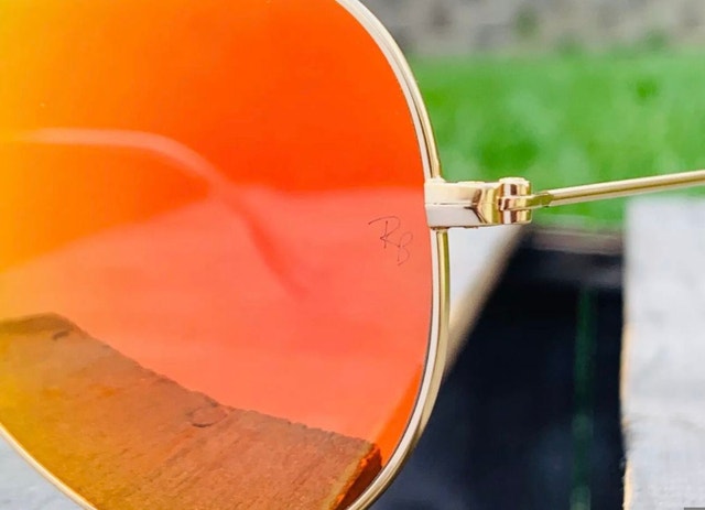 Ray-Ban Unisex RB3025 58" Orange Gold Sunglasses - photo 3