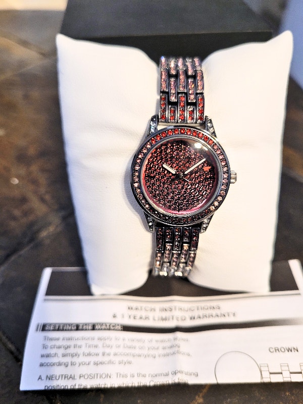 Juicy Couture Women's JC/1144MTBK Swarovski Crystals Mini Watch - photo 2
