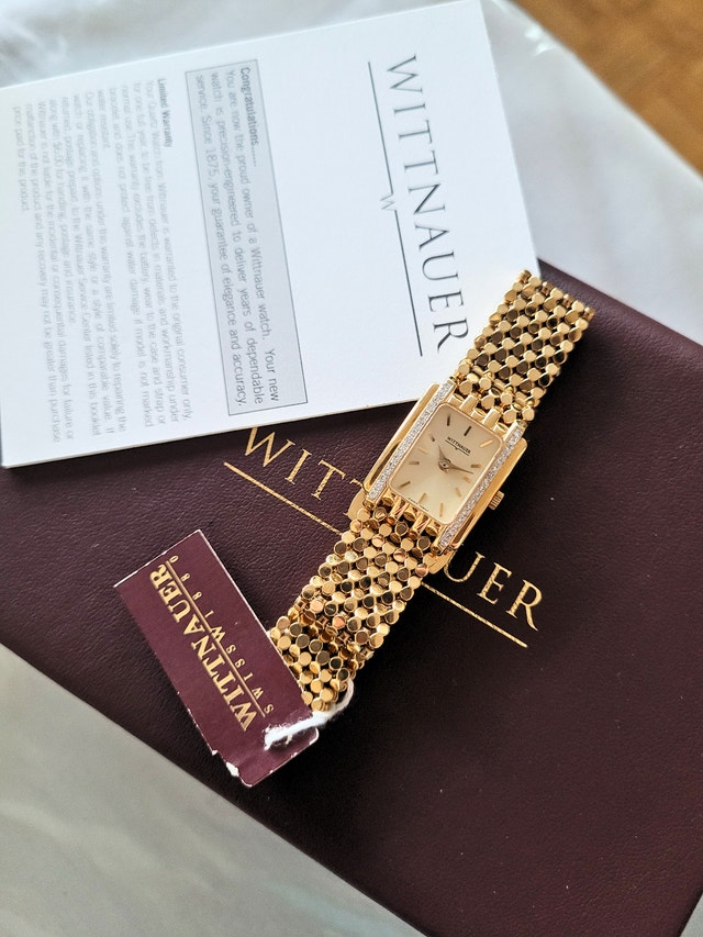 Wittnauer Women's 12R00 Diamond Gold Swiss Watch - photo 4