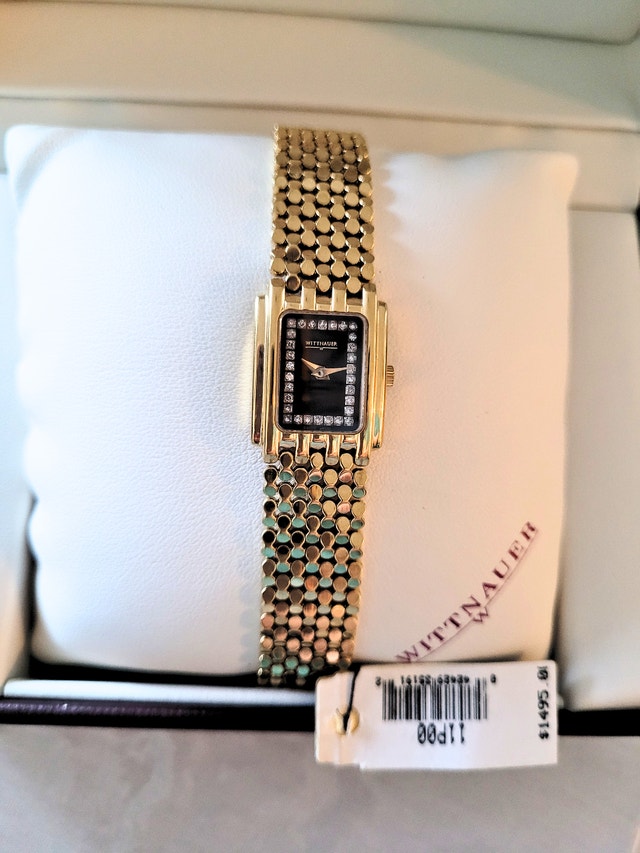Wittnauer Women's 11P00 Diamond Gold Swiss Watch
