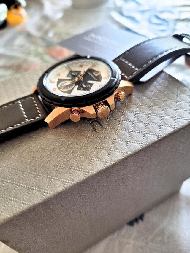Morphic M57 Series MPH5706 Chronograph Leather Men's Watch - photo 5