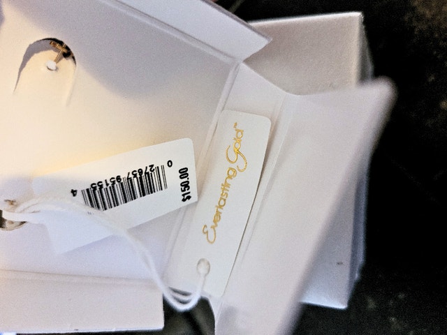 10k Gold Freshwater Pearl Hoop Earrings - photo 5