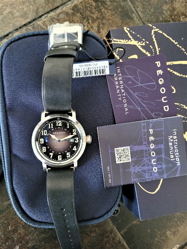 Pegoud Premiere Men's PG-9000-05 Leather Watch - photo 2