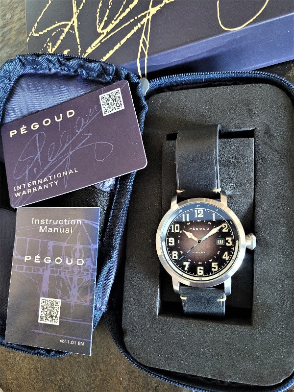 Pegoud Premiere Men's PG-9000-05 Leather Watch - photo 4