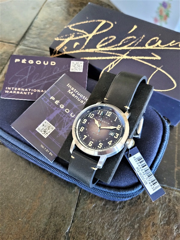 Pegoud Premiere Men's PG-9000-05 Leather Watch - photo 5