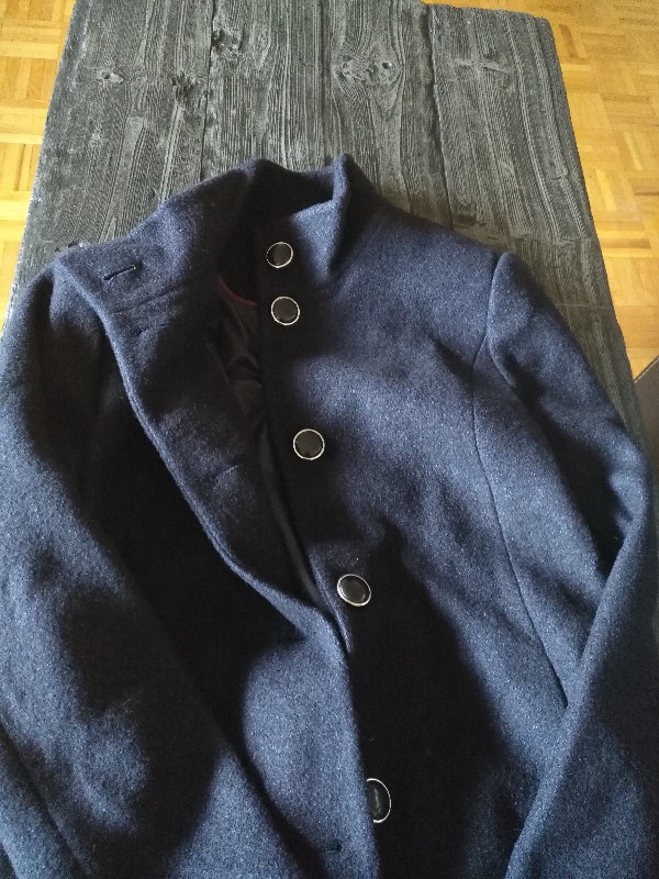 Kensie Women's Wool-Blend Skirted Coat Sz Large - photo 3