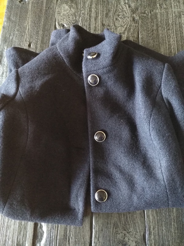 Kensie Women's Wool-Blend Skirted Coat Sz Large - photo 4