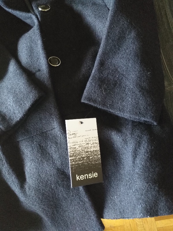 Kensie Women's Wool-Blend Skirted Coat Sz Large - photo 5