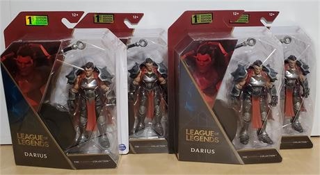 Lot 4 League of Legends 1st Edition Darius Figures