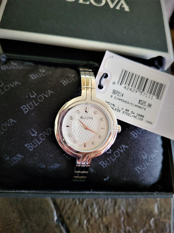 Bulova Women's Rhapsody Diamond Silver Watch