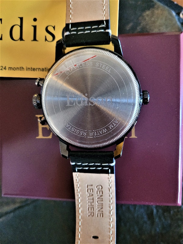 Edison Men's Oversized Dual Time Zone Watch - photo 4