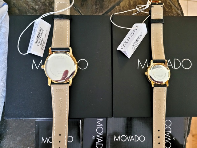 Movado Museum Classic His & Hers Leather Set Swiss Watches - photo 3