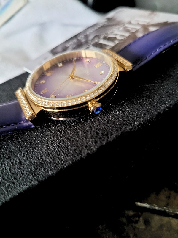 Bertha Women's BTHBR9304 Purple Leather Watch - photo 4