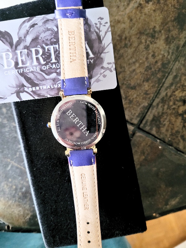 Bertha Women's BTHBR9304 Purple Leather Watch - photo 5