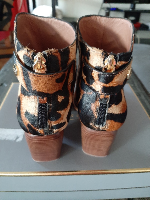 Louise Et Cie Women's Zeopard Leather Boots Size 9M - photo 5
