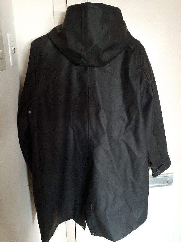 Levi's Women's Hooded Faux-Leather Parka Coat sz XXL - photo 2