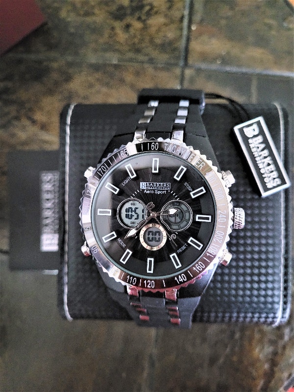 Barkers Of Kensington Men's Aero Sport Watch