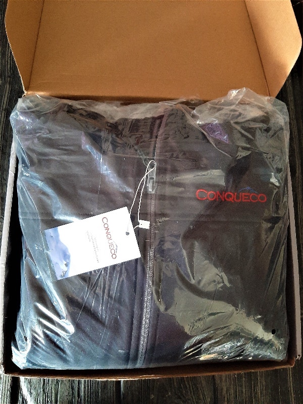 CONQUECO Women's Heated Jacket Slim Fit Sz L