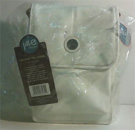 Jill-e Designs 10-Inch Metro Tablet Bag - White/Pink - photo 3