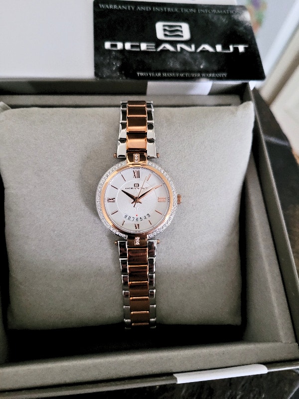 Oceanaut Women's 2-Tone Rose Gold Swarovski Watch - photo 2