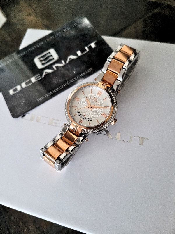 Oceanaut Women's 2-Tone Rose Gold Swarovski Watch - photo 3