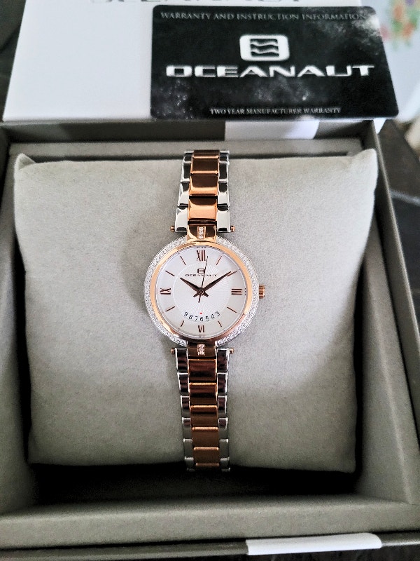 Oceanaut Women's 2-Tone Rose Gold Swarovski Watch - photo 5