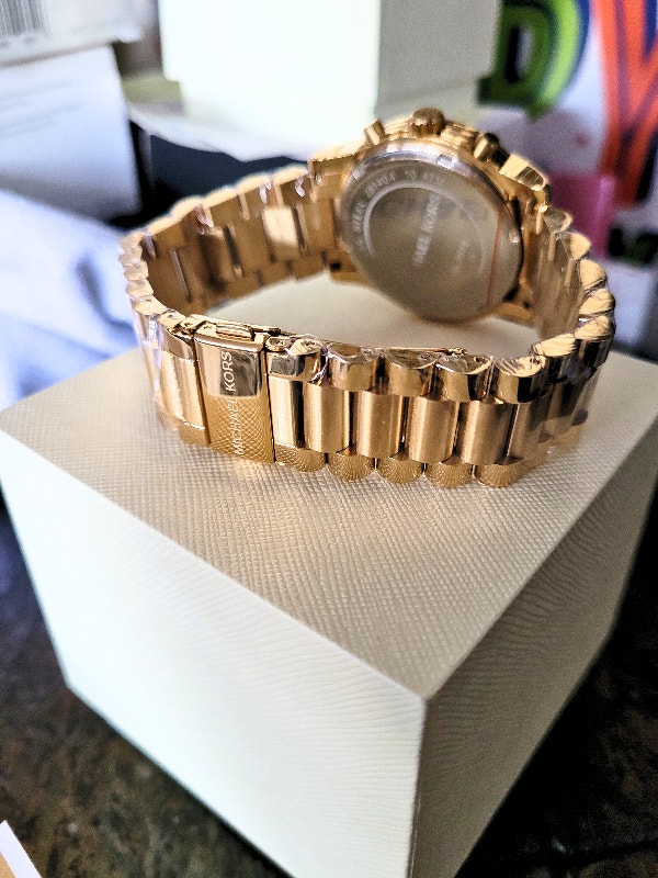 Michael Kors Women's MK5916 Cooper Chronograph Gold Watch - photo 3