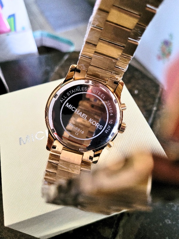 Michael Kors Women's MK5916 Cooper Chronograph Gold Watch - photo 4