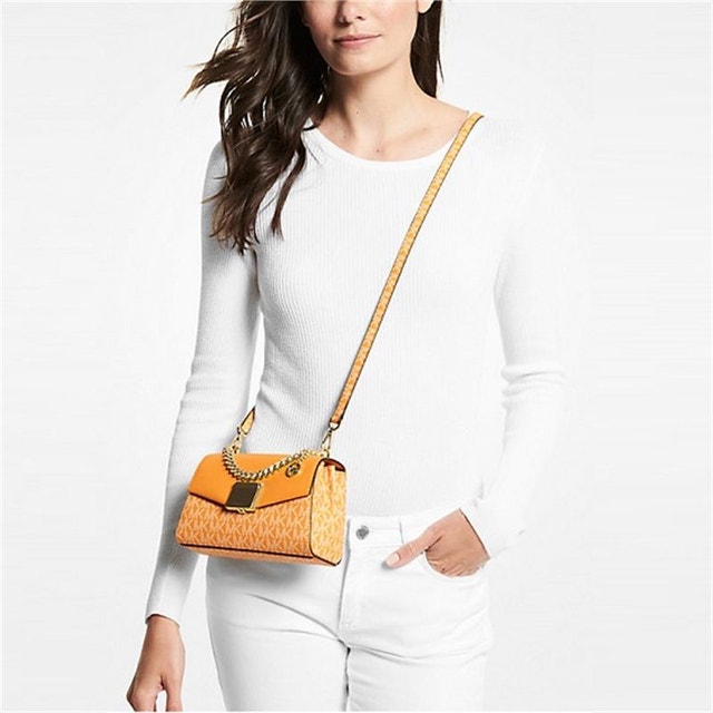 Michael Kors Women's Lita Small Leather Crossbody Bag - photo 2