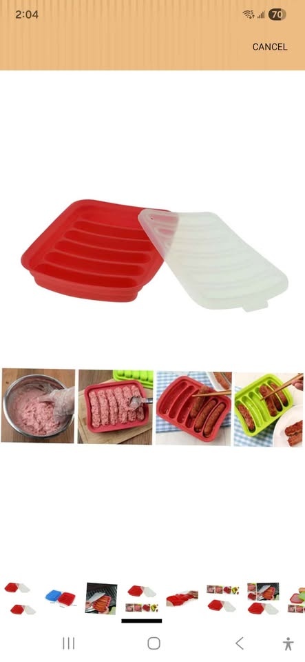 12 Rolls Silicone Sausage Mold Reusable Baking Hot Dog Mold - photo 3