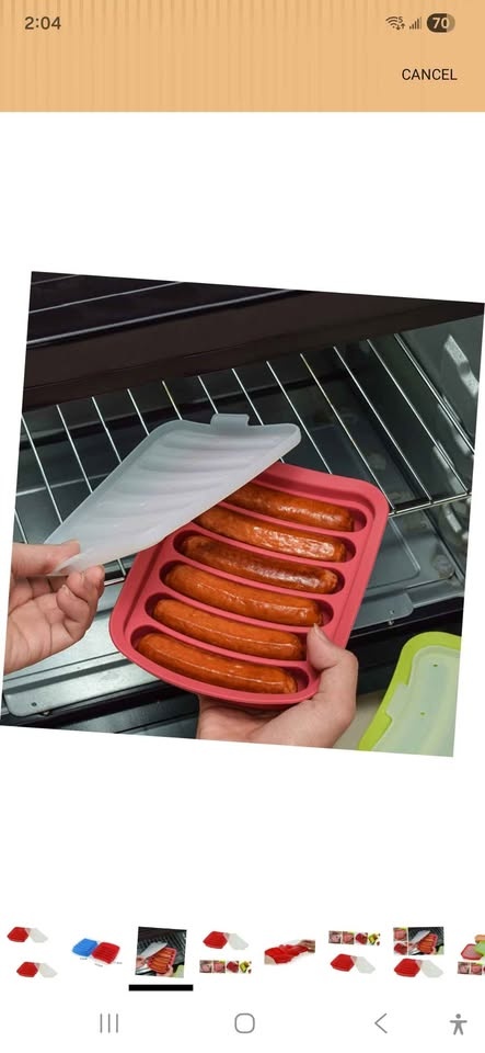 12 Rolls Silicone Sausage Mold Reusable Baking Hot Dog Mold - photo 4