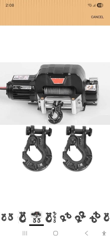RC Metal Hook, Metal 2PCS Model Vehicle Accessory Winch Hook 1/1 - photo 5