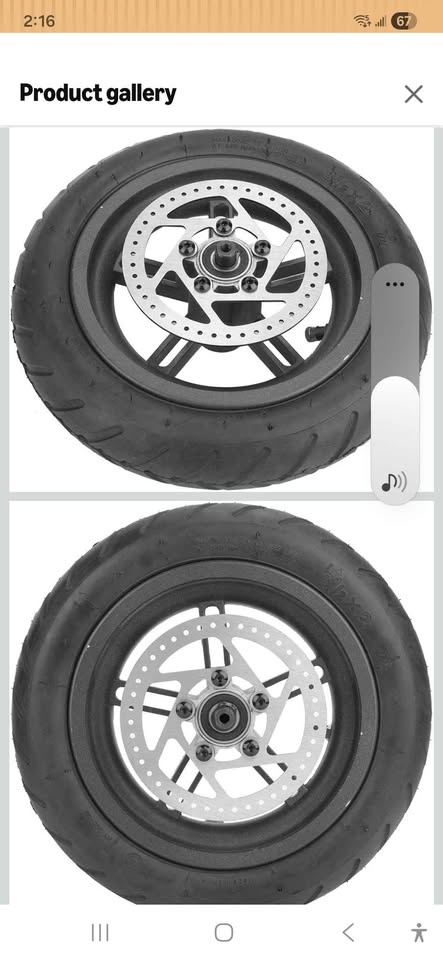 Rear Tire and Rim for Hover 1 Journey M365 Scooter - photo 5
