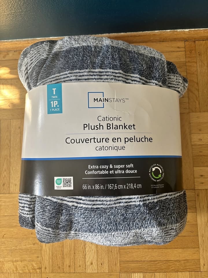 Blue Plush Blanket