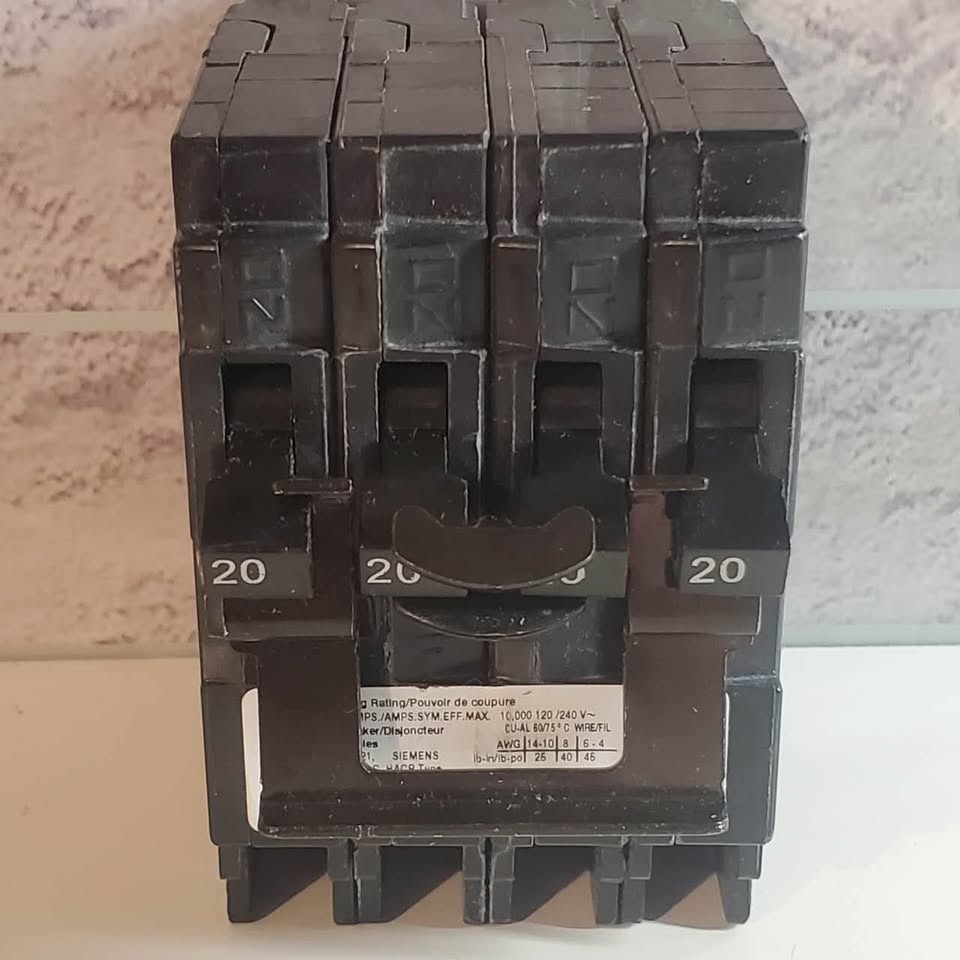 Siemens Q22020CT2 20A Double Pole Circuit Breaker - photo 2