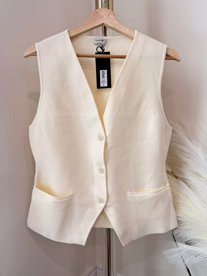 Aritzia Stakes Sweater Vest Size L NWT
