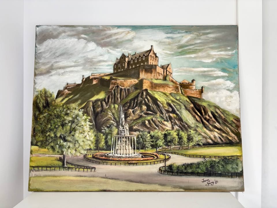 Edinburgh Castle - Original Painting - photo 2