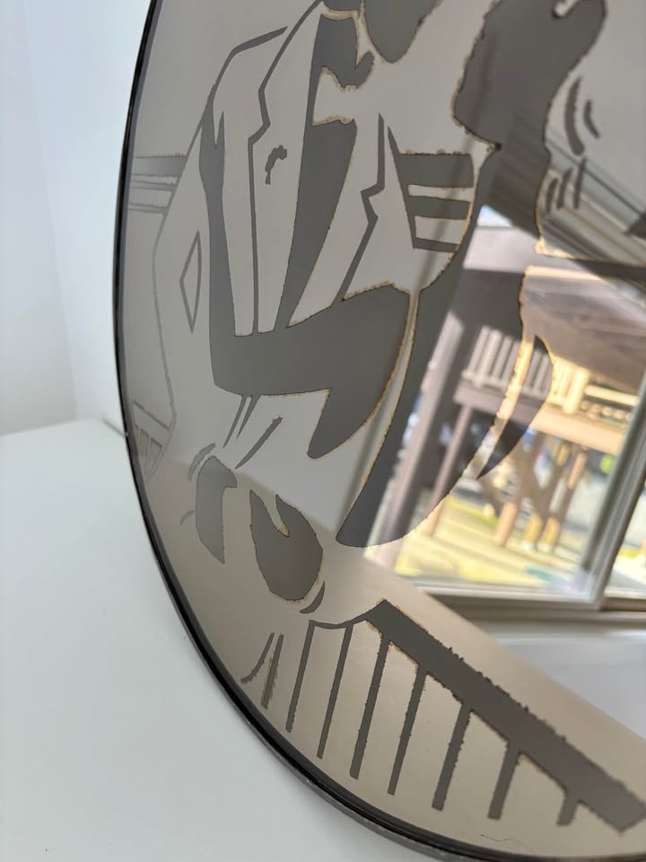 Vintage Acid Etched Mirror - photo 5