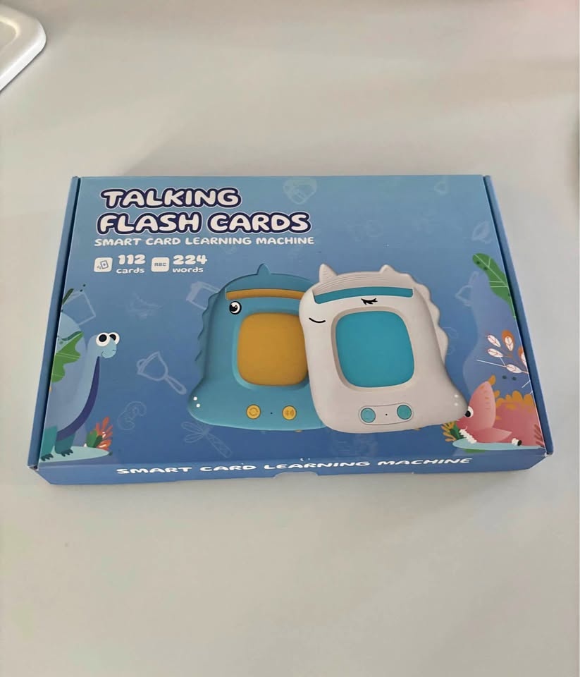 Talking Flash Cards for Toddlers (Blue)