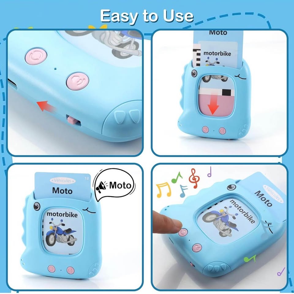 Talking Flash Cards for Toddlers (Blue) - photo 5