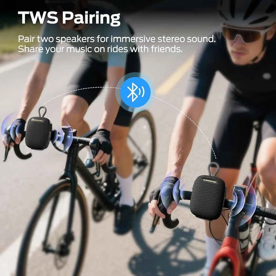 Monster Bluetooth Speaker w/ LED Lights, Waterproof, Bike Mount - photo 2