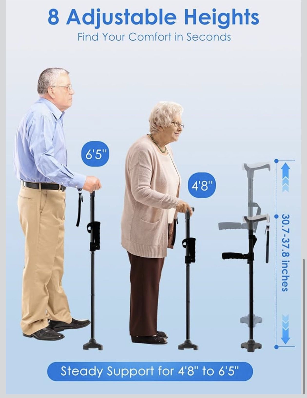Adjustable Walking Cane - photo 5