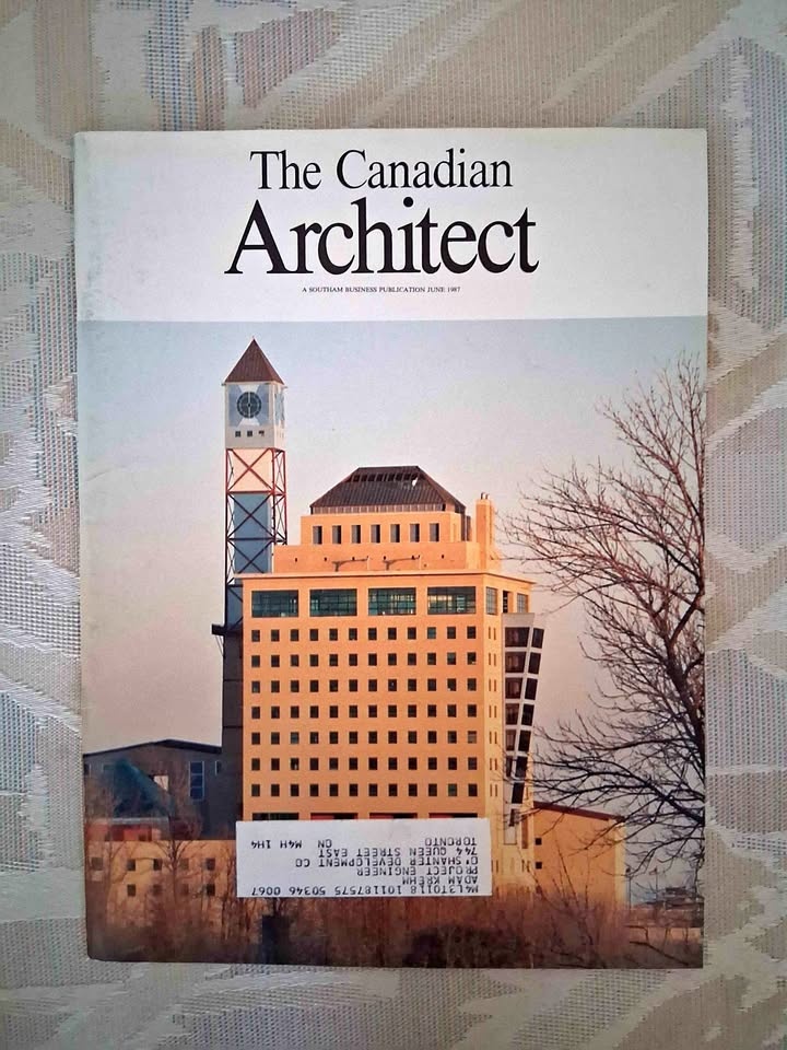 Vintage June 1987 The Canadian Architect Magazine