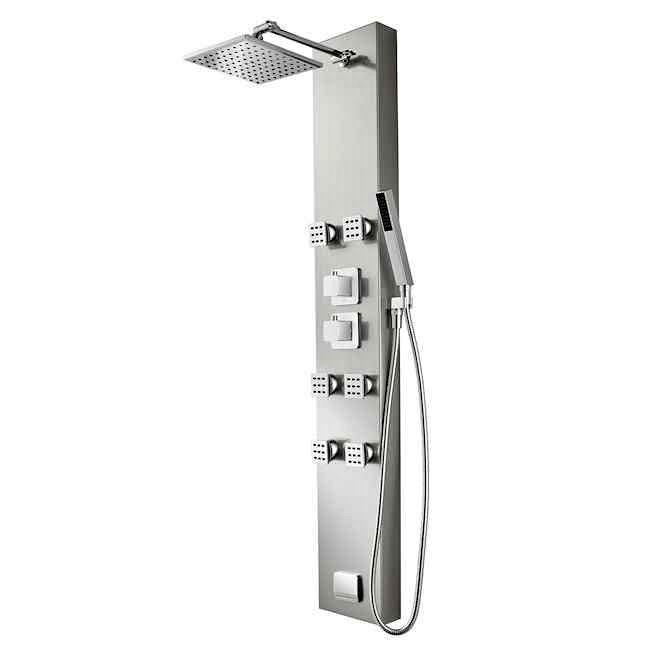 Pfister Stainless Steel 6-Spray Shower Panel System NIB
