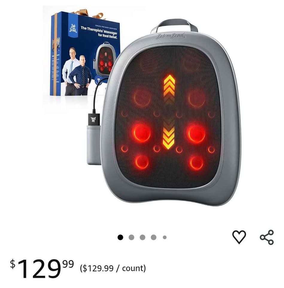 Bob and Brad Back Massager with Heat