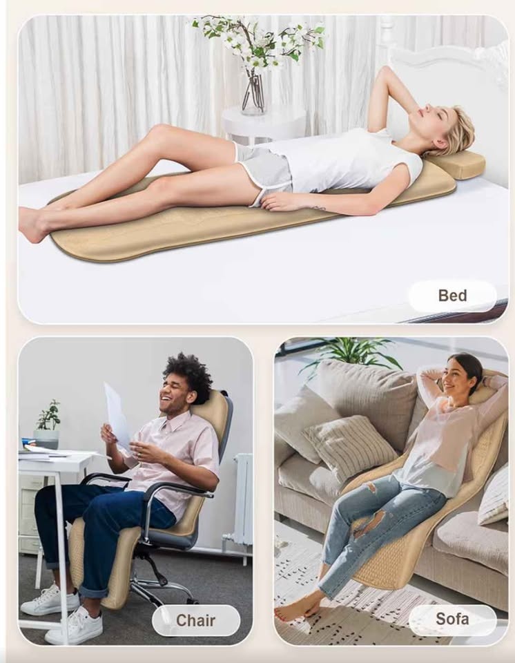 Heycool Full Body Massage Mat w Heat & Vibration - photo 5