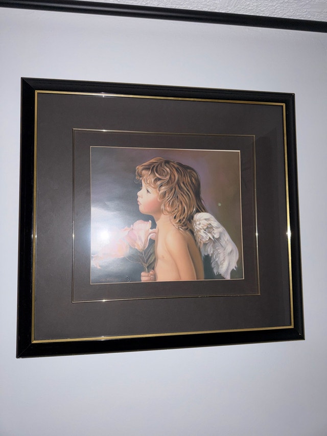 Framed Angel Print